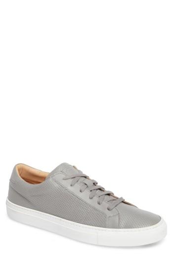Men's Greats Royale Perforated Low Top Sneaker M - Grey