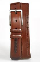 Men's Mezlan 'diver' Leather Belt - Cognac