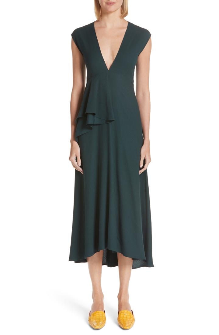 Women's Sies Marjan Asymmetrical Ruffle Crepe Dress