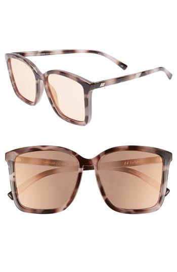 Women's Le Specs It Ain't Baroque 55mm Sunglasses - Apricot Tort