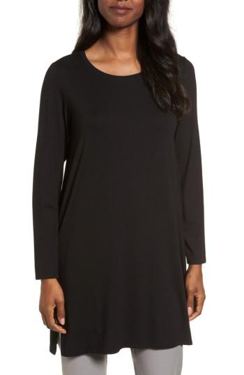 Women's Eileen Fisher Jersey Tunic - Black