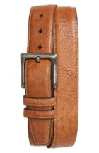 Men's Torino Belts Puckered Leather Belt