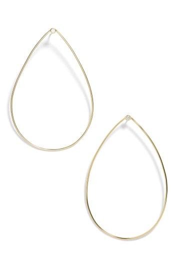 Women's Baublebar Teardrop Hoop Earrings