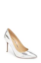 Women's Michael Michael Kors Claire Pointy Toe Pump .5 M - Metallic
