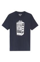 Men's Original Penguin Missing Pete Milk Carton T-shirt, Size - Blue