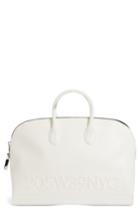 Calvin Klein 205w39nyc Logo Embossed Calfskin Tote -