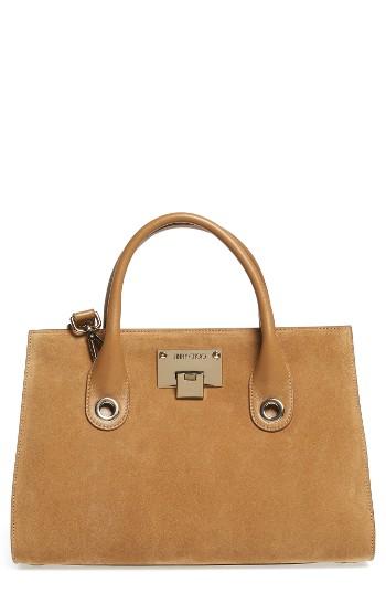 Jimmy Choo Medium Riley Suede Tote -