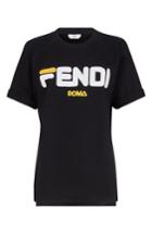 Women's Fendi Sport Logo Tee - Black