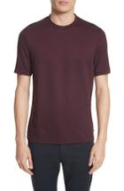 Men's Armani Collezioni Slim Fit Jacquard T-shirt - Burgundy