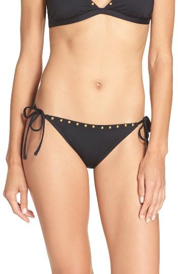 Women's La Blanca Deco Side Tie Bikini Bottoms - Black