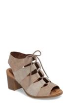 Women's Rockport Cobb Hill Hattie Lace-up Sandal .5 M - Beige