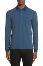 Men's Burberry Lawford Rugby Shirt - Blue