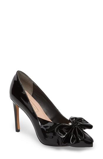 Women's Avec Les Filles Bow Pointy Toe Pump M - Black