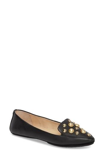 Women's Yosi Samra Vera Studded Loafer M - Black