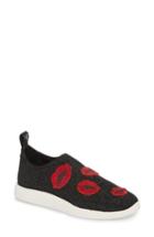 Women's Giuseppe Zanotti Lips Slip-on Sneaker M - Black