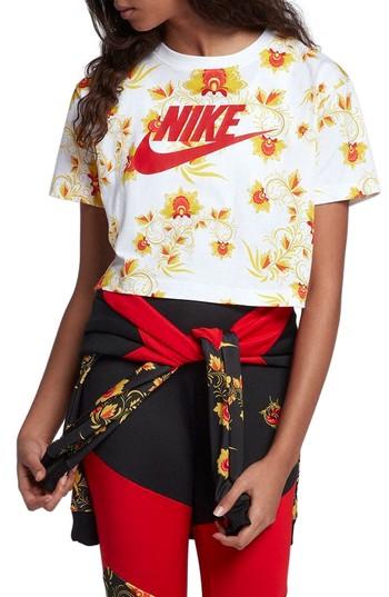 Women's Nike Aop Crop Tee