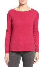 Women's Nordstrom Collection Boatneck Cashmere Sweater - Pink