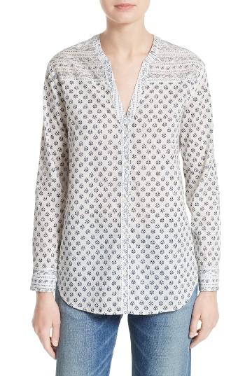 Women's Soft Joie Dane Print Cotton Blouse