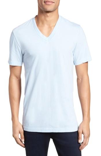 Men's James Perse Short Sleeve V-neck T-shirt - Orange