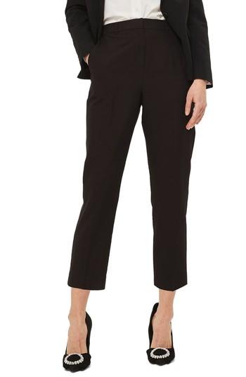 Petite Women's Topshop Cigarette Trousers P Us (fits Like 0p) - Black