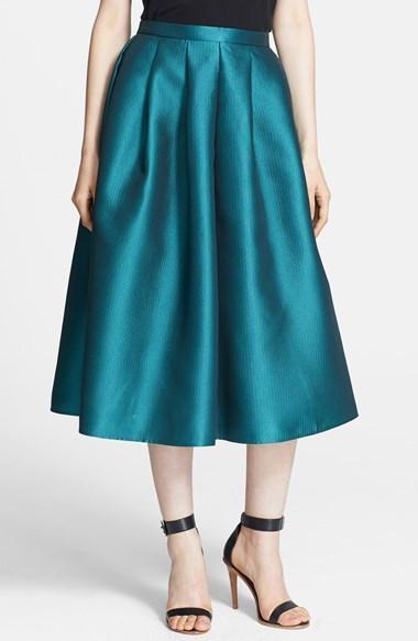 Tibi 'simona' Jacquard Full Midi Skirt