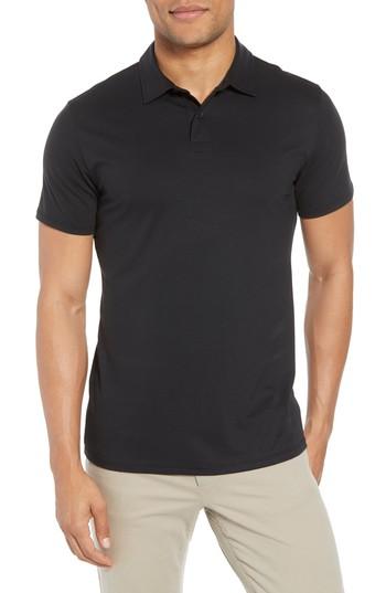 Men's Bonobos Refined Jersey Polo, Size - Black