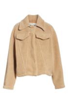 Women's Off-white Bear Faux Shearling Track Jacket Us / 38 It - Beige