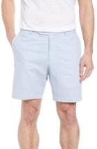 Men's Peter Millar Summer Pinstripe Flat Front Shorts - Blue