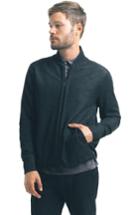 Men's Good Man Brand Modern Slim Fit Bomber Jacket, Size - Black