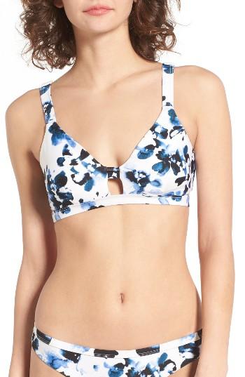 Women's Rvca Liquid Rose Bralette Bikini Top