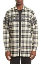 Men's 3.1 Phillip Lim Vip Elongated Zip Flannel Shirt