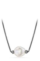 Women's David Yurman Solari Pearl & Diamond Station Necklace