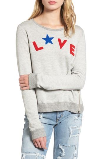 Women's Sundry Love Sweatshirt - Grey