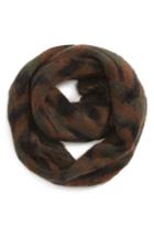 Women's Bp. Camo Print Infinity Scarf, Size - Green