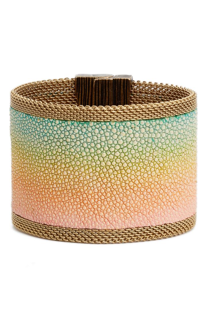 Women's Cynthia Desser Washed Pastel Wide Cuff Bracelet