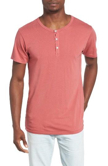 Men's Sol Angeles Essential Henley - Red
