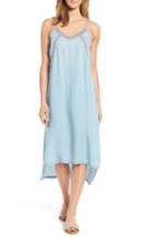 Women's Billy T Embellished High/low Chambray Slipdress - Blue