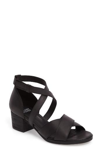 Women's Eileen Fisher Kerby Sandal M - Black