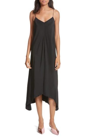 Women's Tibi Silk Crepe De Chine Slipdress