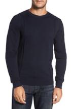 Men's Bobby Jones R18 Chopper Rib Detail Sweater, Size - Blue