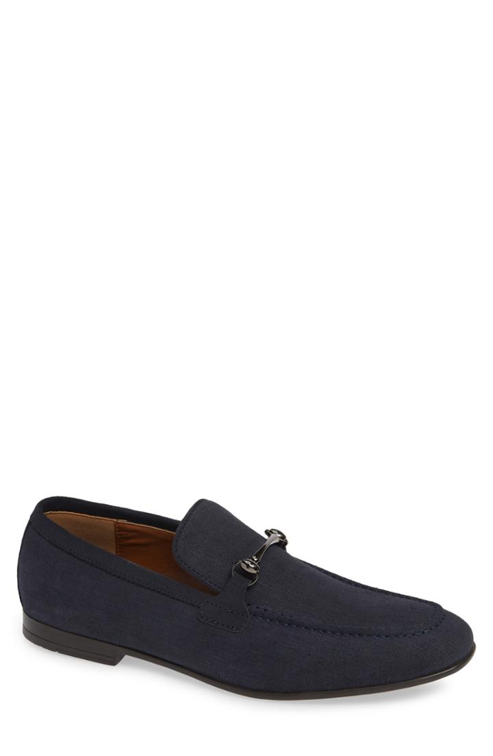 Men's The Rail Nelson Venetian Bit Loafer -9.5us / 43eu - Blue