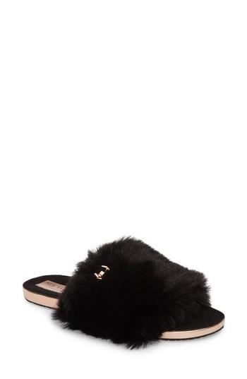 Women's Ted Baker London Pancey Faux Fur Slipper