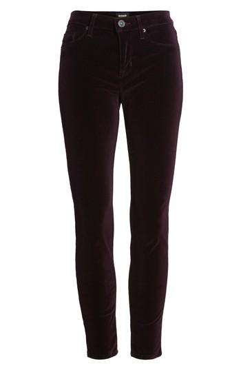 Women's Hudson Jeans Nico Ankle Skinny Velvet Pants - Purple