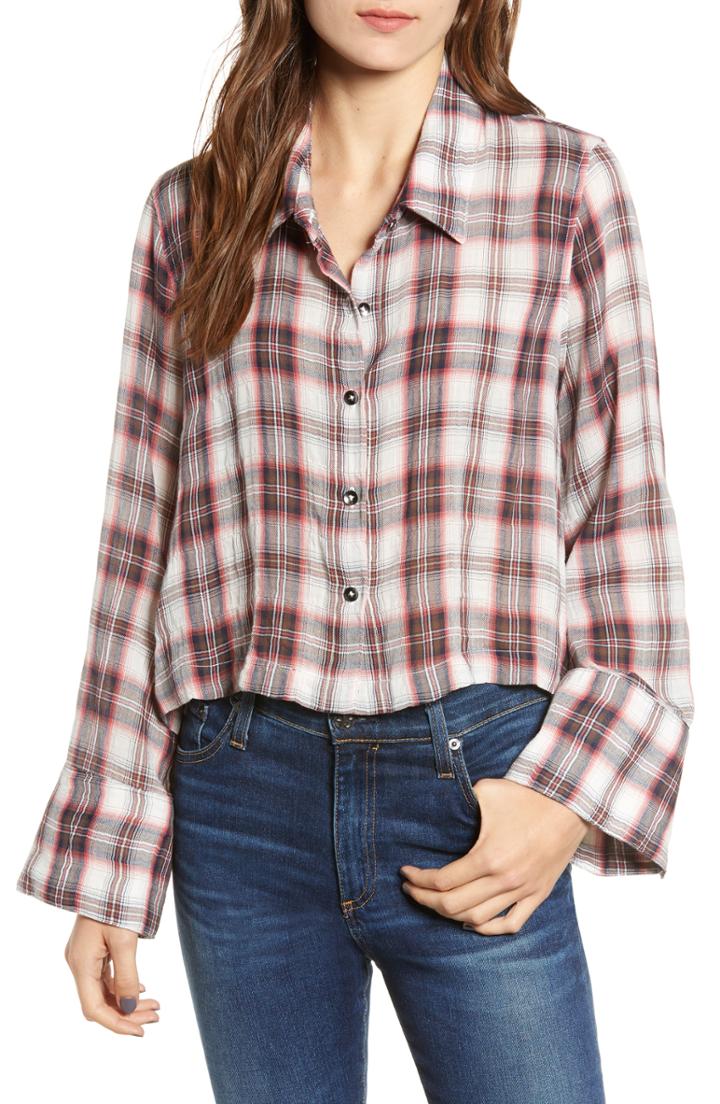 Women's Splendid Plaid Woven Shirt