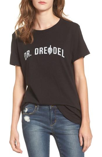 Women's Sub Urban Riot Dr. Dreidel Graphic Tee - Black
