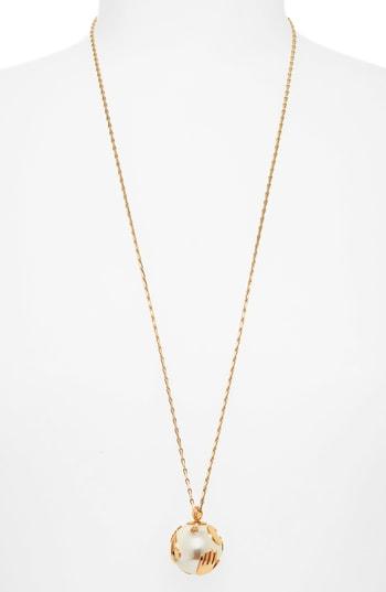 Women's Tory Burch Celestial Imitation Pearl Pendant Necklace