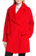 Women's Trina Turk Ruby Wool-blend Coat - Red