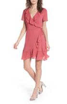 Women's Colie Ruffle Wrap Dress - Pink
