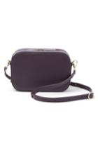 Pop & Suki Personalized Leather Camera Bag - Purple