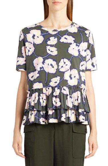 Women's Marni Whisper Print Cotton Jersey Tee